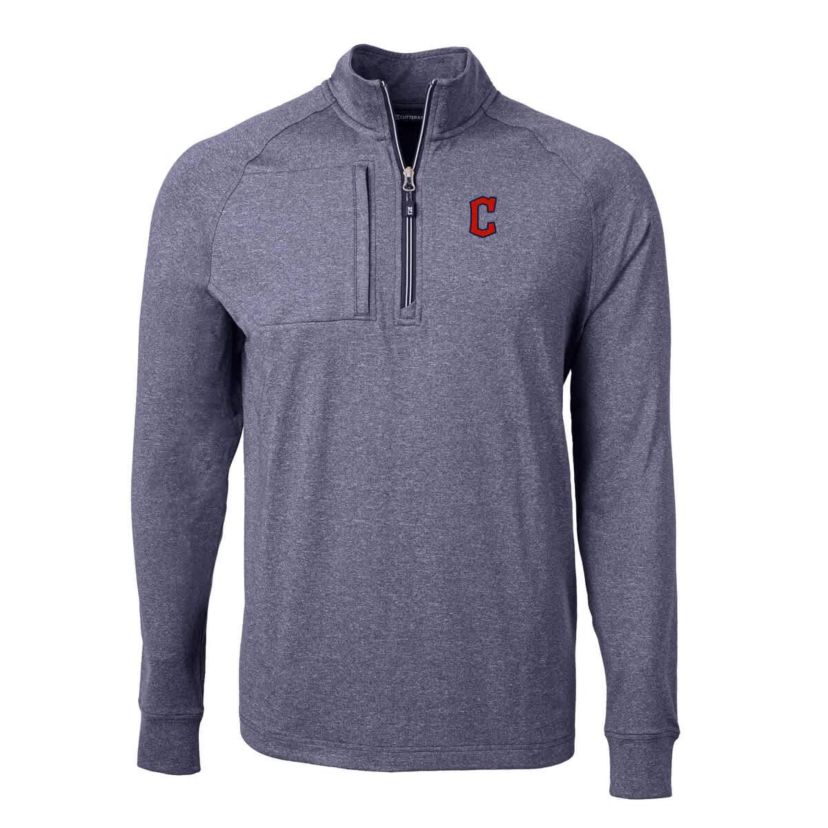 MLB Cleveland Guardians Adapt Eco Knit Stretch Recycled Quarter-Zip Pullover Top