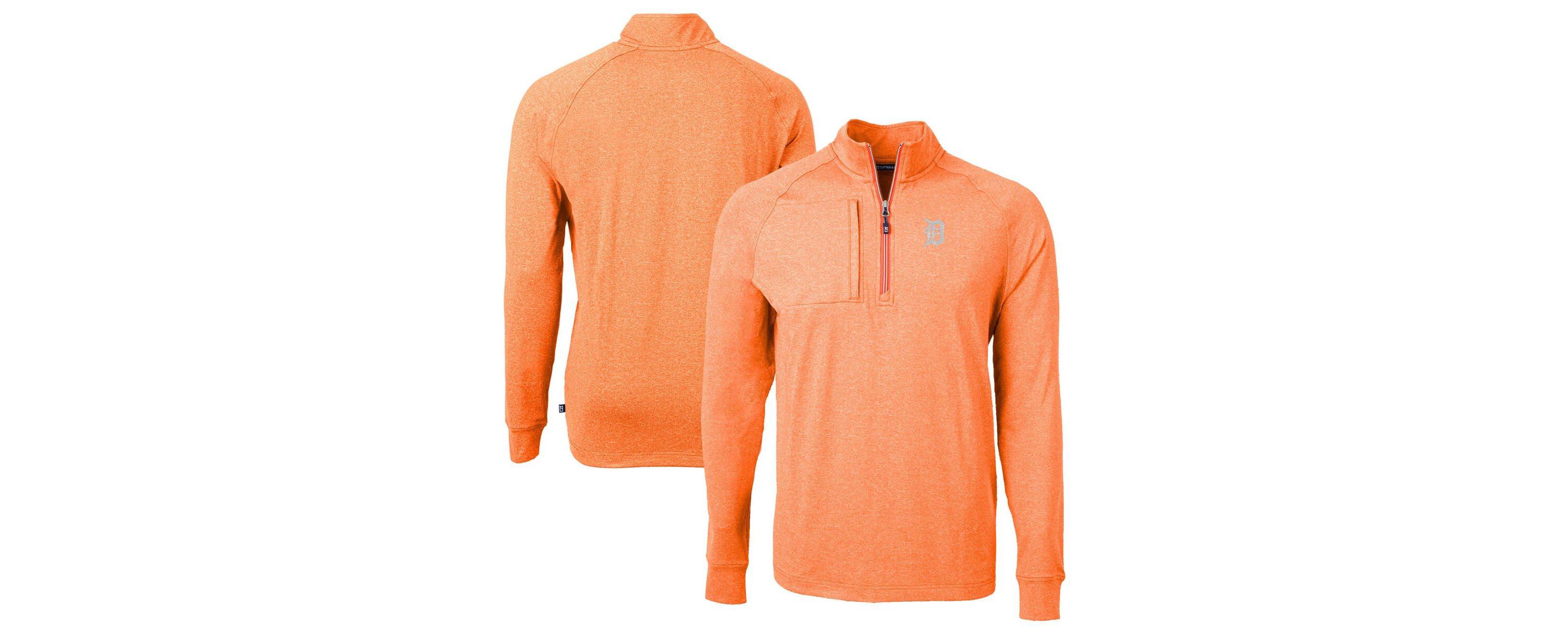 MLB Detroit Tigers Adapt Eco Knit Stretch Recycled Quarter-Zip Pullover Top
