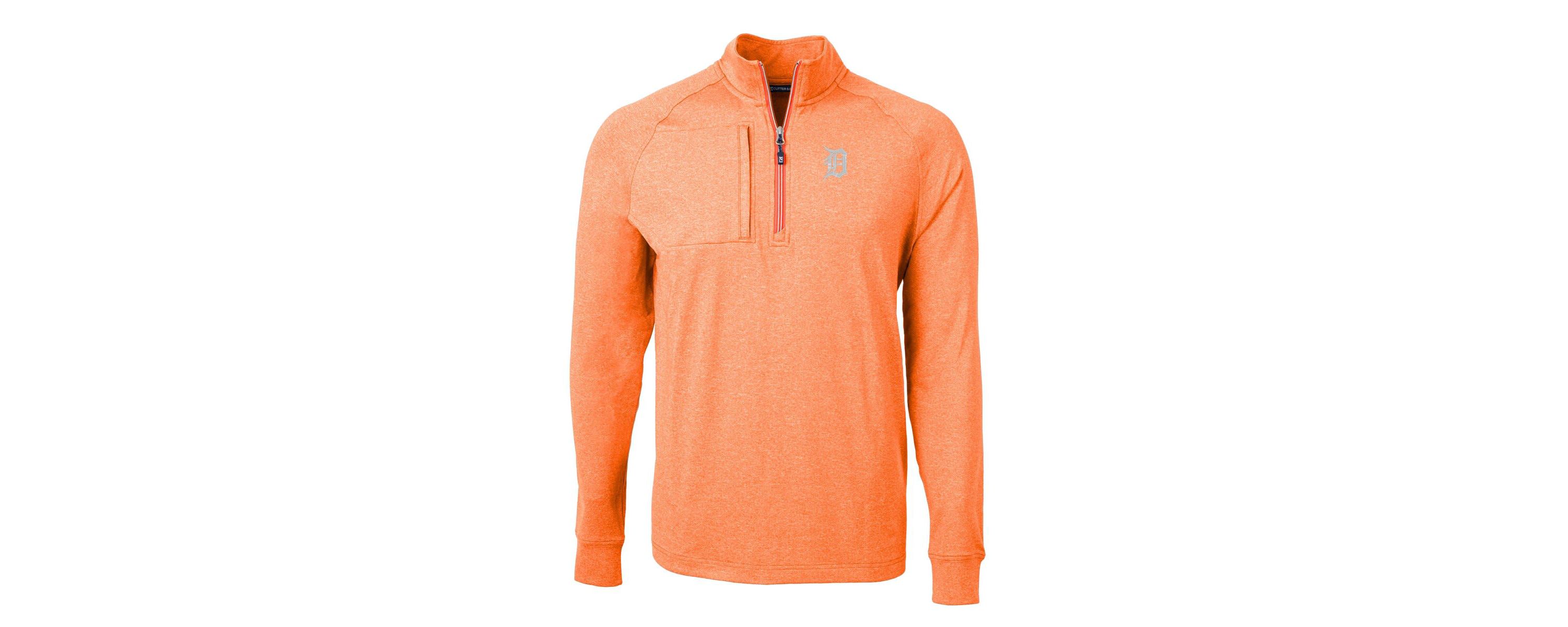 MLB Detroit Tigers Adapt Eco Knit Stretch Recycled Quarter-Zip Pullover Top