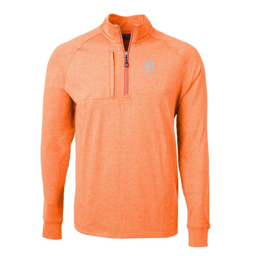 MLB Detroit Tigers Adapt Eco Knit Stretch Recycled Quarter-Zip Pullover Top