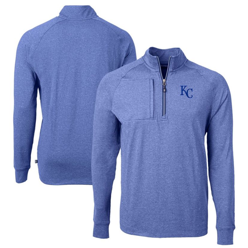 MLB Kansas City Royals Adapt Eco Knit Stretch Recycled Quarter-Zip Pullover Top