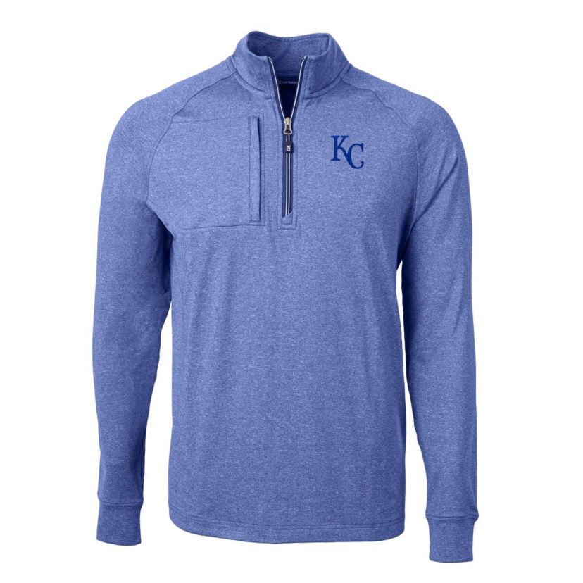 MLB Kansas City Royals Adapt Eco Knit Stretch Recycled Quarter-Zip Pullover Top