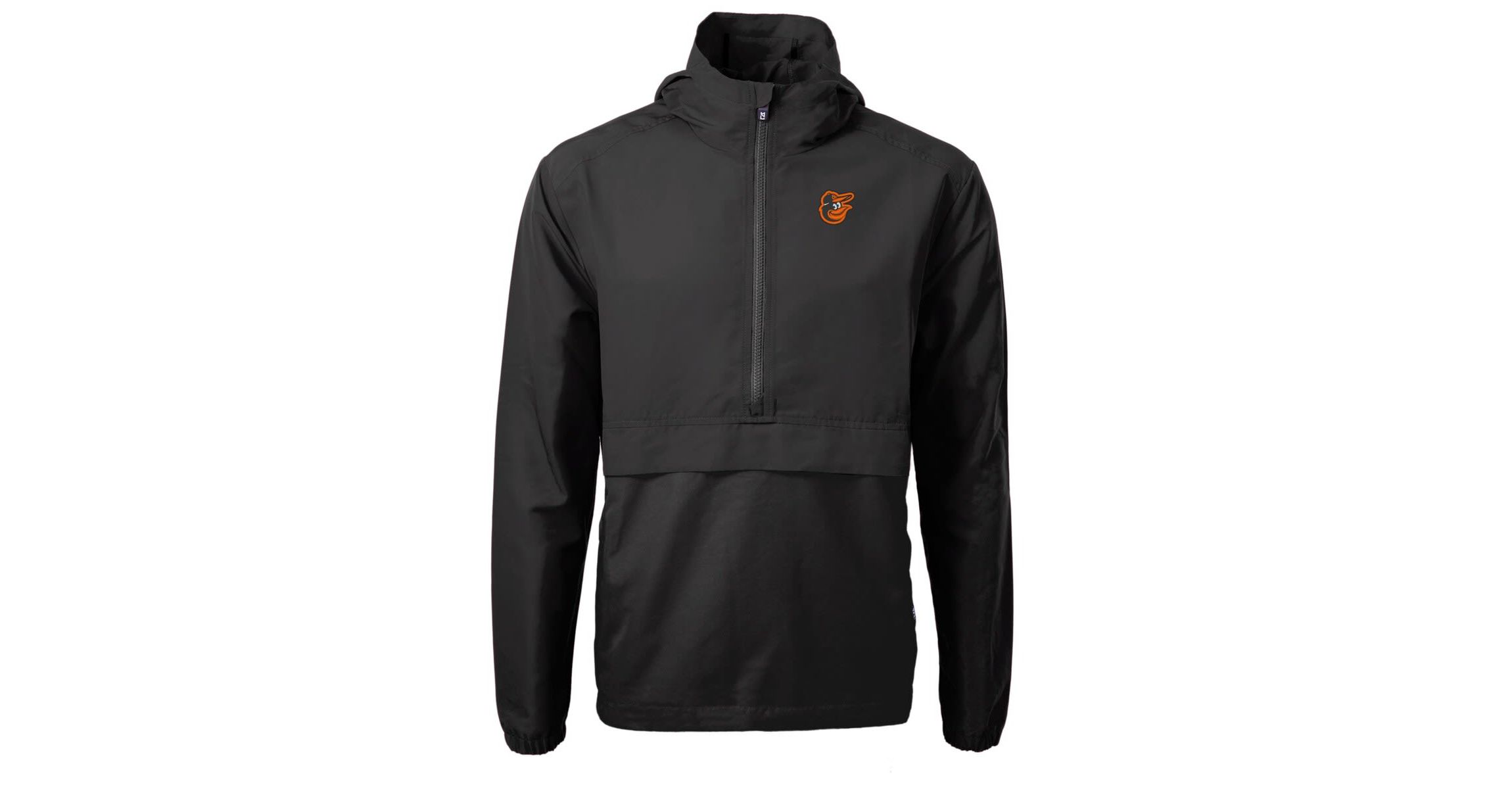 MLB Baltimore Orioles Charter Eco Recycled Half-Zip Anorak Jacket
