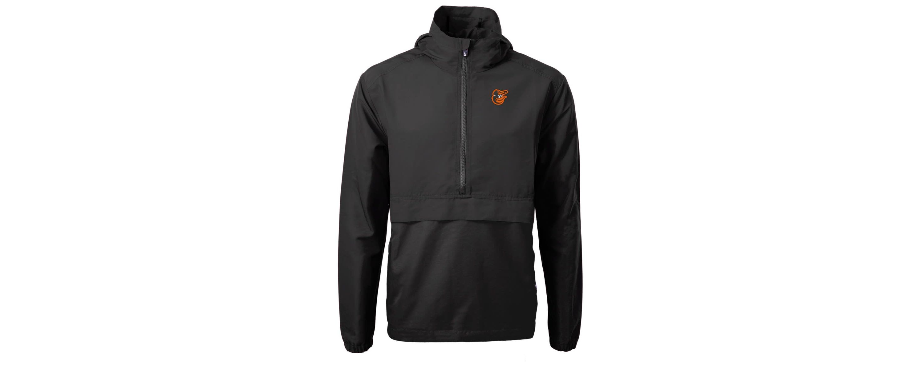 MLB Baltimore Orioles Charter Eco Recycled Half-Zip Anorak Jacket