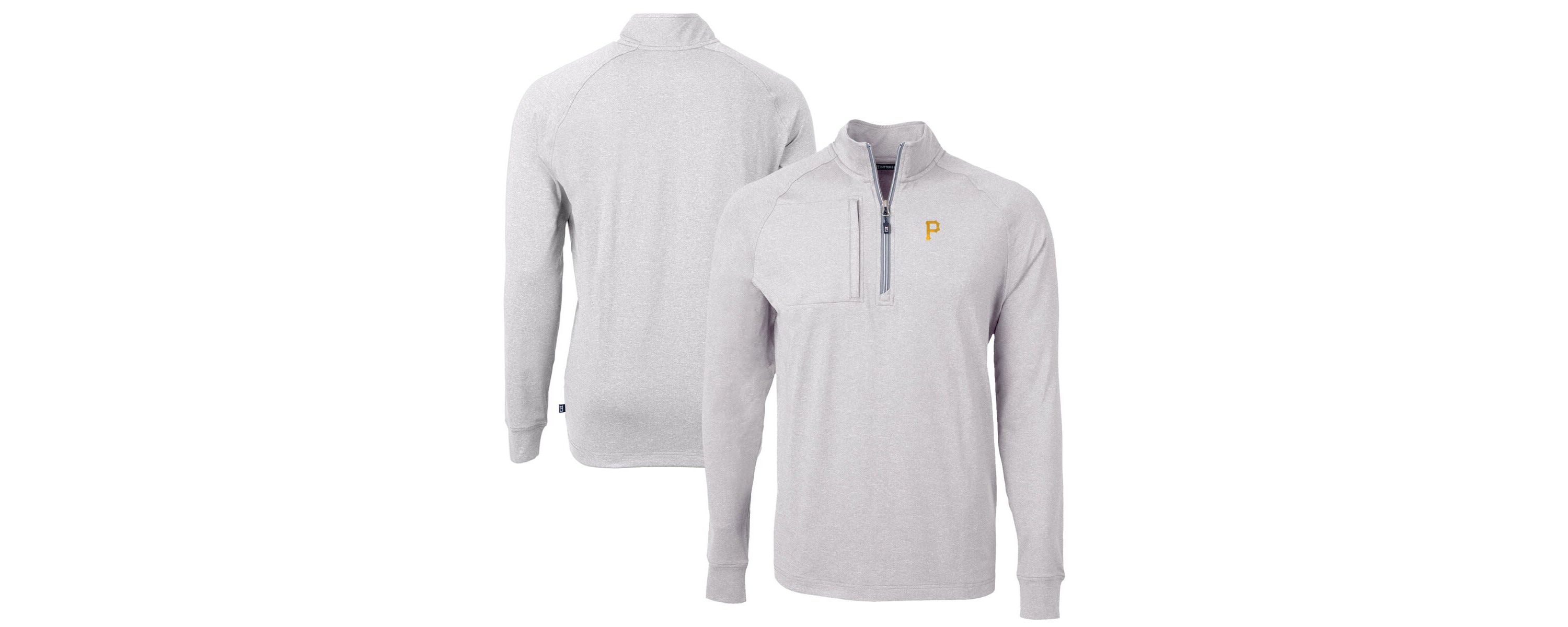 MLB Pittsburgh Pirates Adapt Eco Knit Stretch Recycled Quarter-Zip Pullover Top