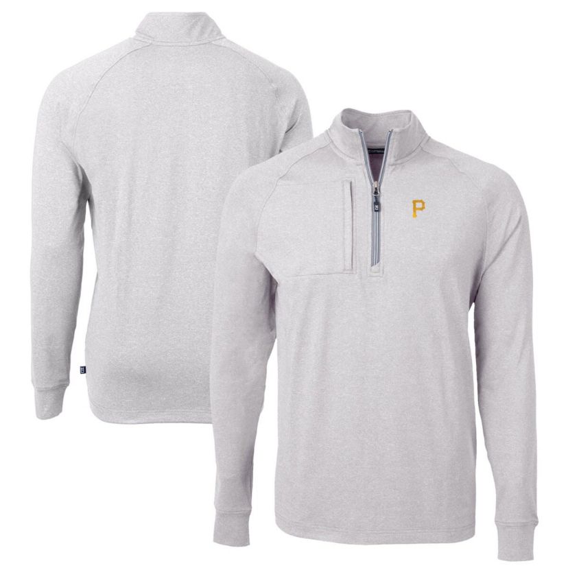 MLB Pittsburgh Pirates Adapt Eco Knit Stretch Recycled Quarter-Zip Pullover Top
