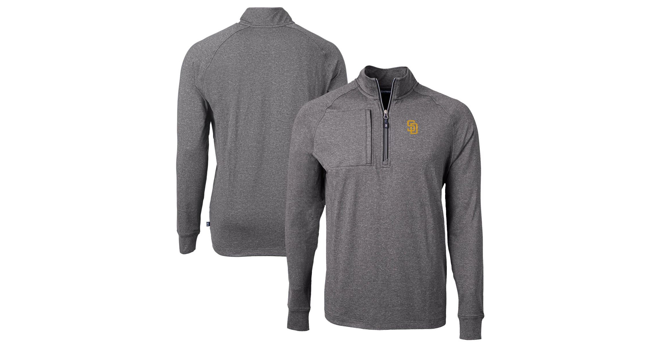 MLB San Diego Padres Adapt Eco Knit Stretch Recycled Quarter-Zip Pullover Top