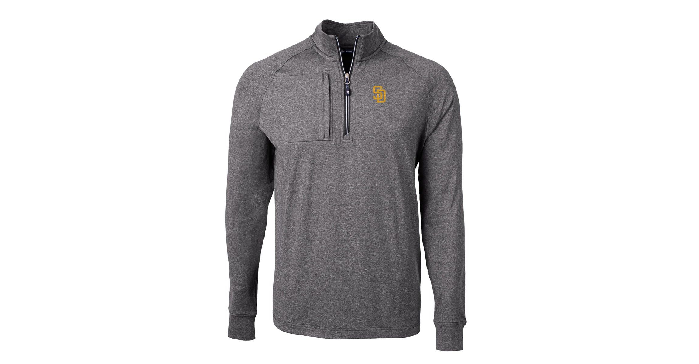 MLB San Diego Padres Adapt Eco Knit Stretch Recycled Quarter-Zip Pullover Top