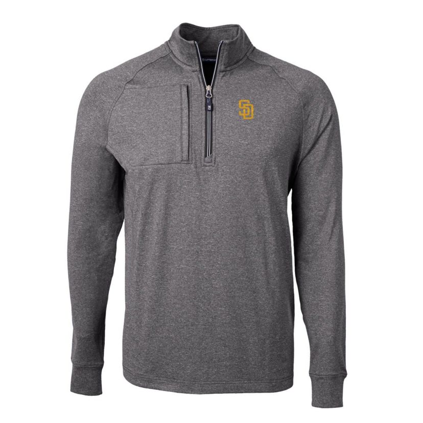 MLB San Diego Padres Adapt Eco Knit Stretch Recycled Quarter-Zip Pullover Top