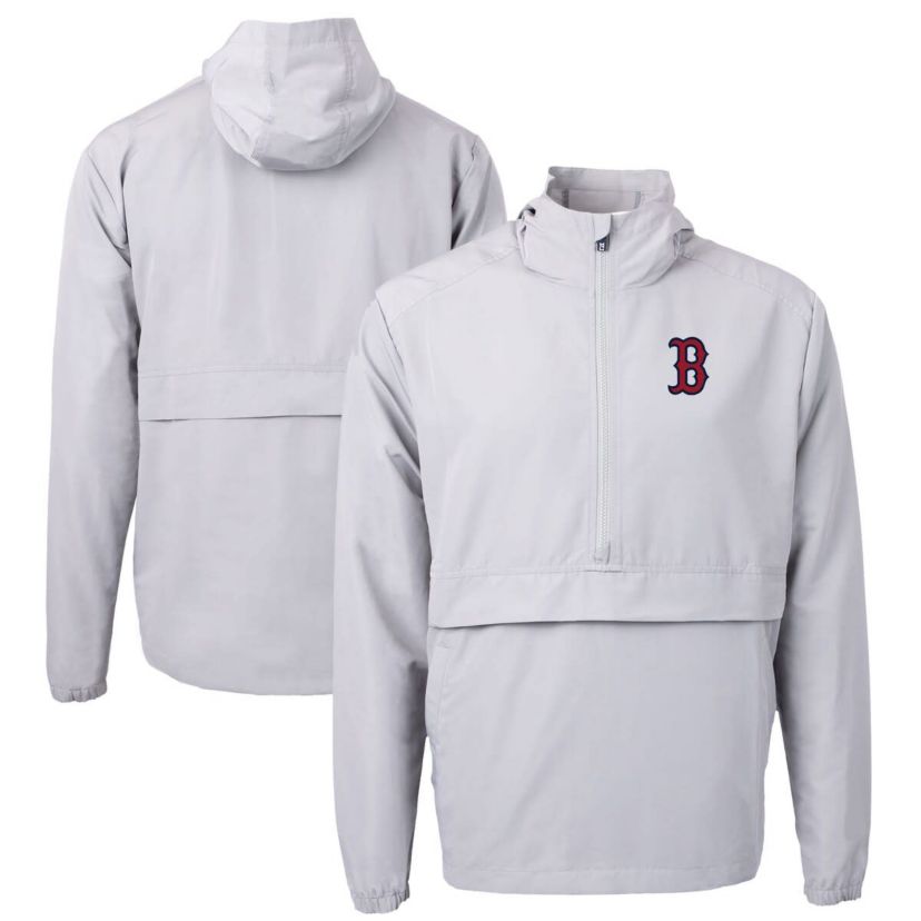 Boston Red Sox MLB Boston Sox Charter Eco Recycled Half-Zip Anorak Jacket