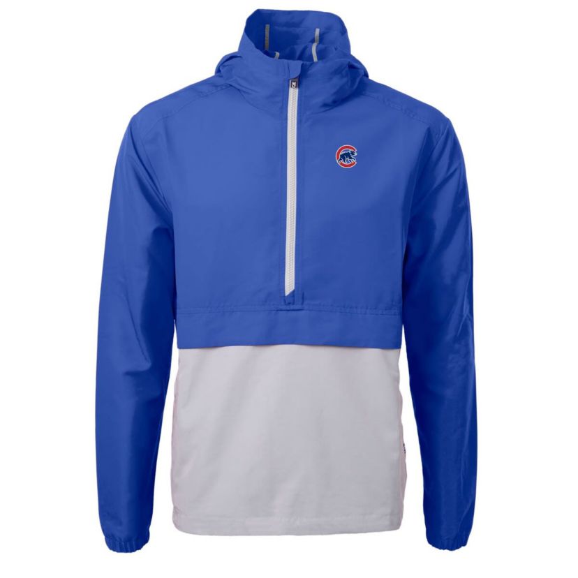 MLB Chicago Cubs Charter Eco Recycled Half-Zip Anorak Jacket