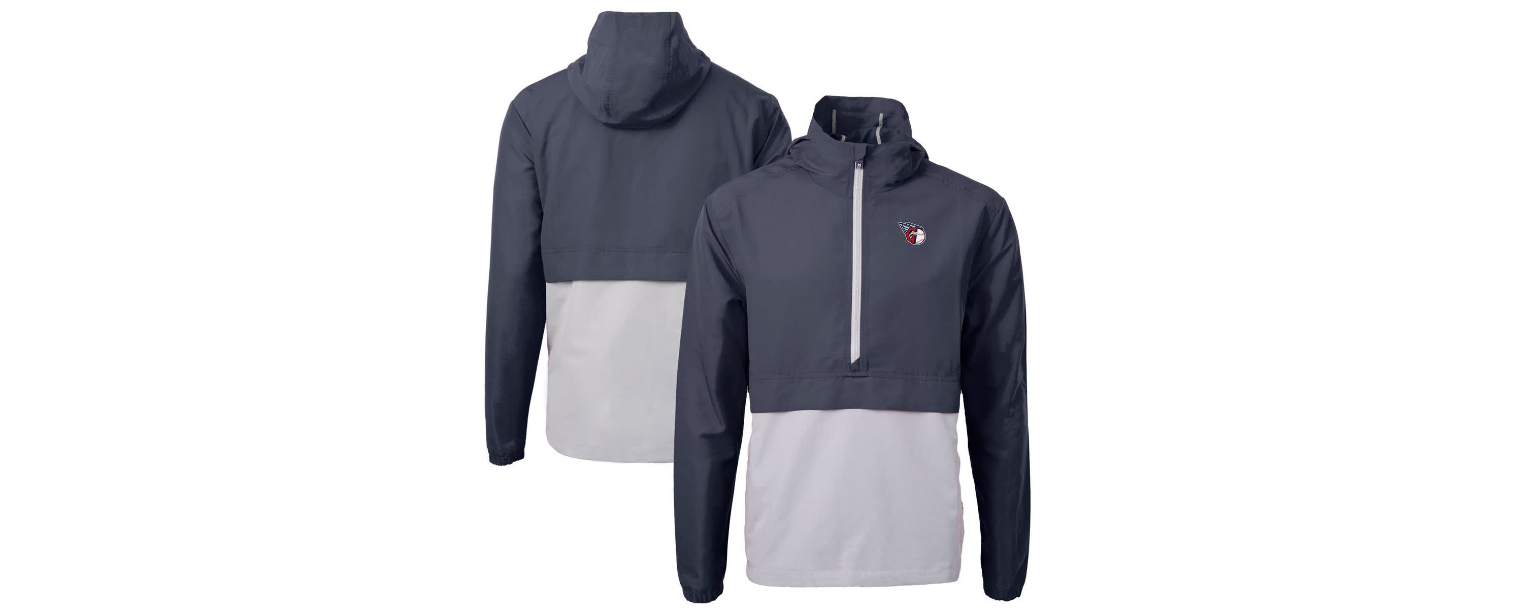 MLB Cleveland Guardians Charter Eco Recycled Half-Zip Anorak Jacket