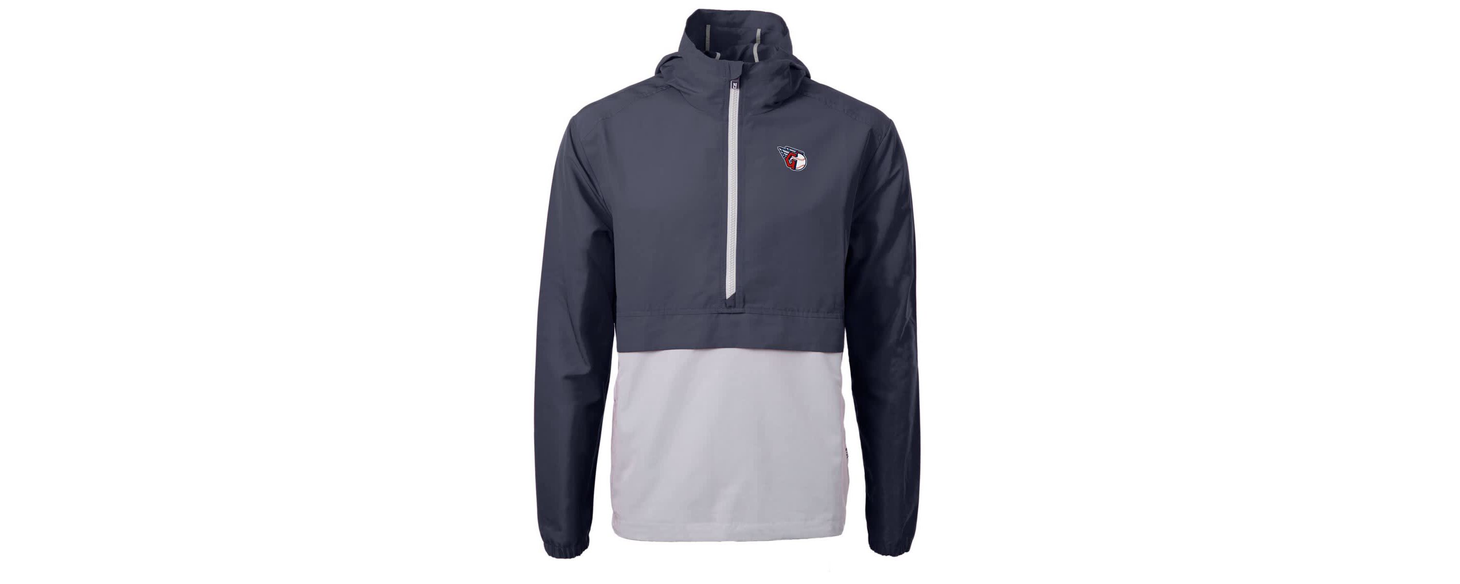 MLB Cleveland Guardians Charter Eco Recycled Half-Zip Anorak Jacket