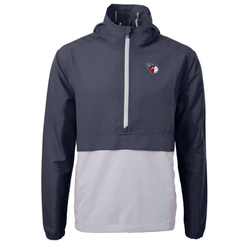 MLB Cleveland Guardians Charter Eco Recycled Half-Zip Anorak Jacket