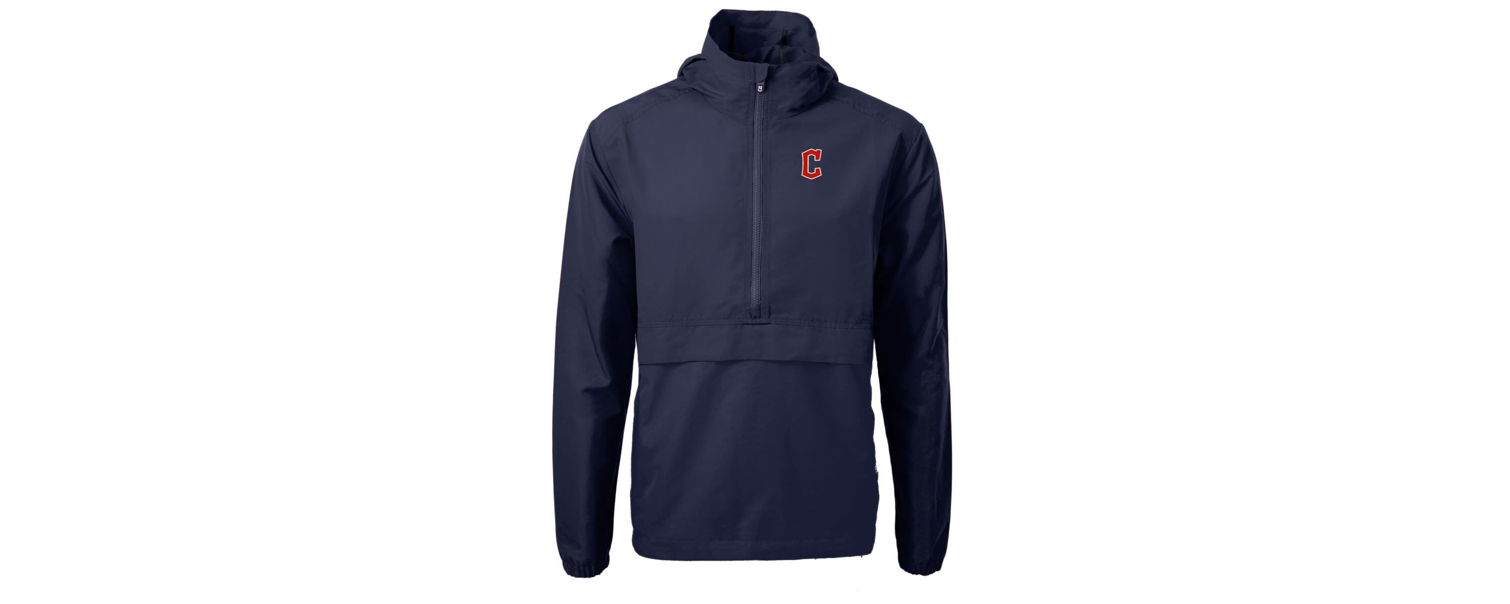 MLB Cleveland Guardians Charter Eco Recycled Half-Zip Anorak Jacket
