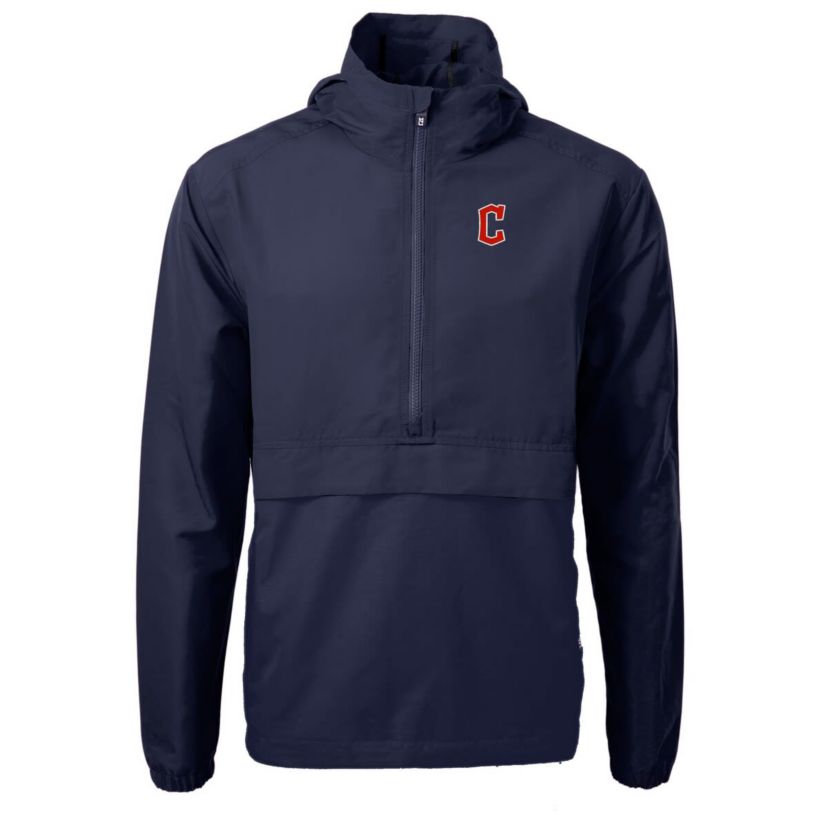 MLB Cleveland Guardians Charter Eco Recycled Half-Zip Anorak Jacket