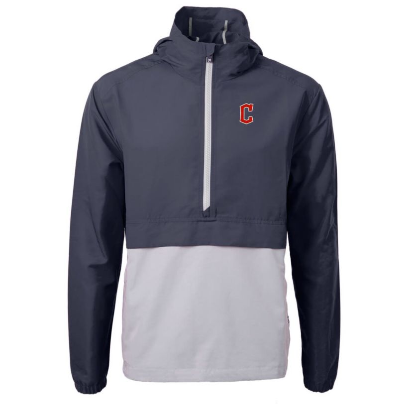 MLB Cleveland Guardians Charter Eco Recycled Half-Zip Anorak Jacket