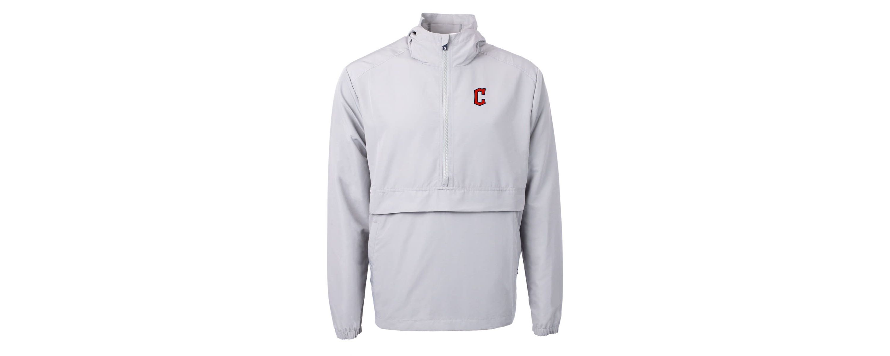 MLB Cleveland Guardians Charter Eco Recycled Half-Zip Anorak Jacket