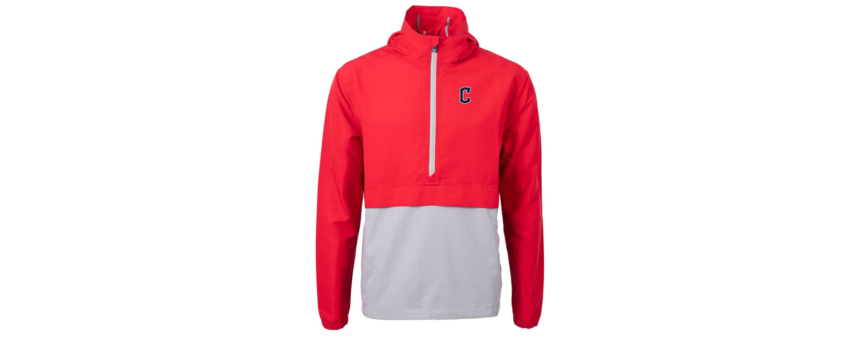 MLB Cleveland Guardians Charter Eco Recycled Half-Zip Anorak Jacket