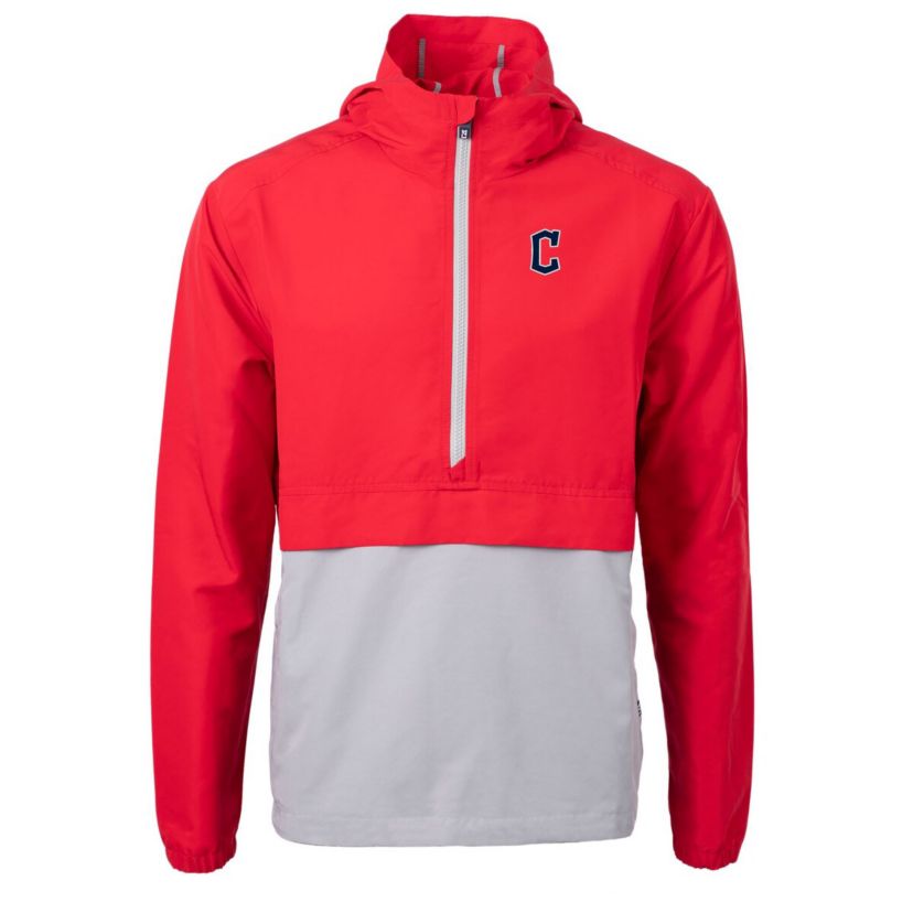 MLB Cleveland Guardians Charter Eco Recycled Half-Zip Anorak Jacket