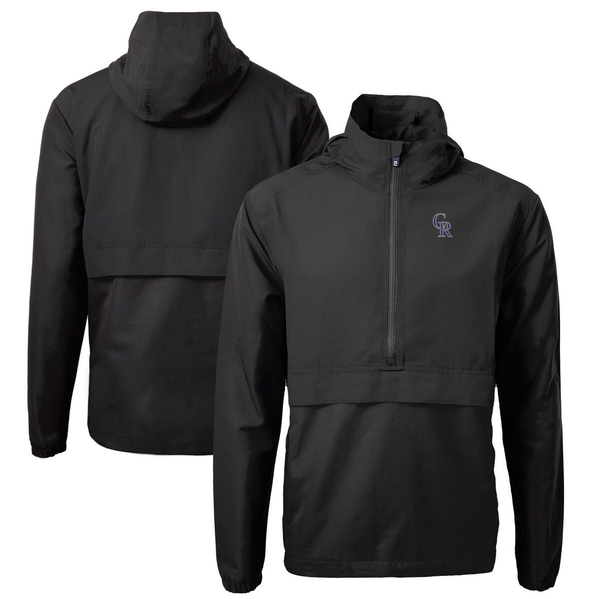 MLB Colorado Rockies Charter Eco Recycled Half-Zip Anorak Jacket