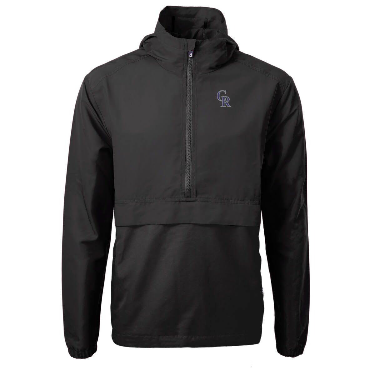 MLB Colorado Rockies Charter Eco Recycled Half-Zip Anorak Jacket