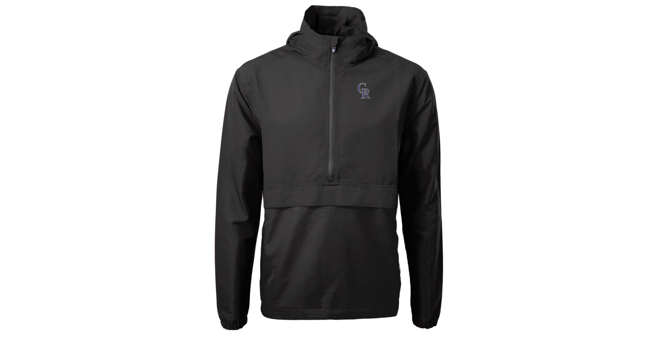 MLB Colorado Rockies Charter Eco Recycled Half-Zip Anorak Jacket