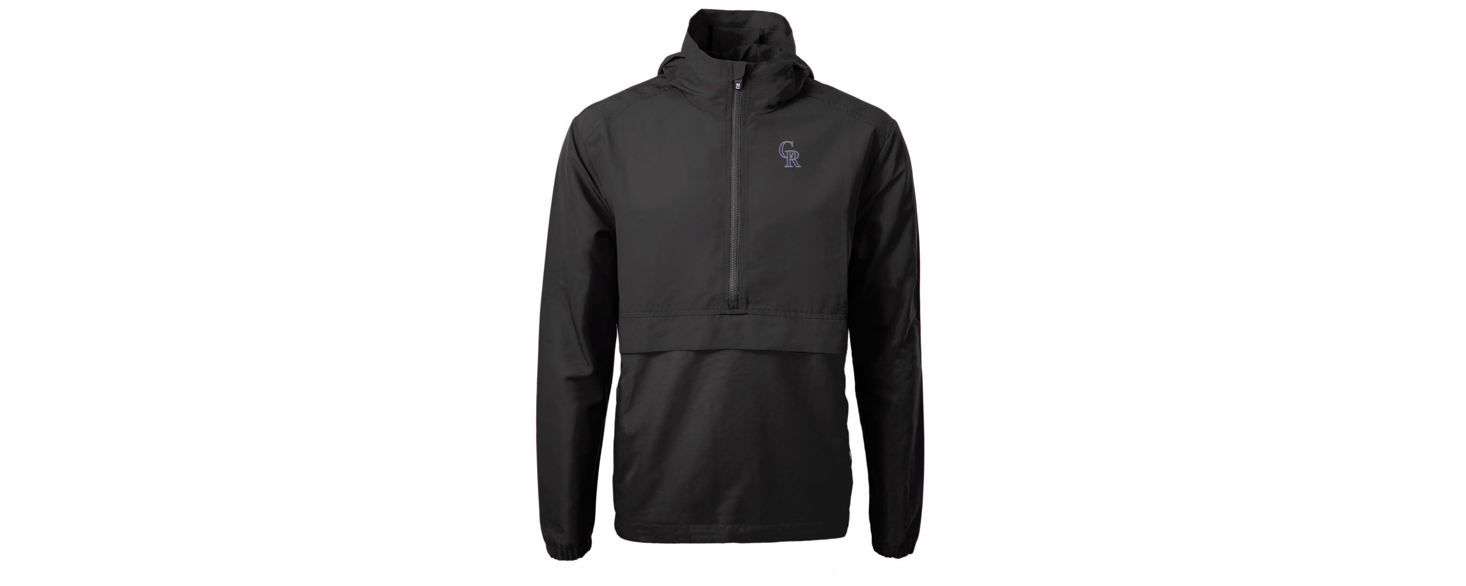 MLB Colorado Rockies Charter Eco Recycled Half-Zip Anorak Jacket