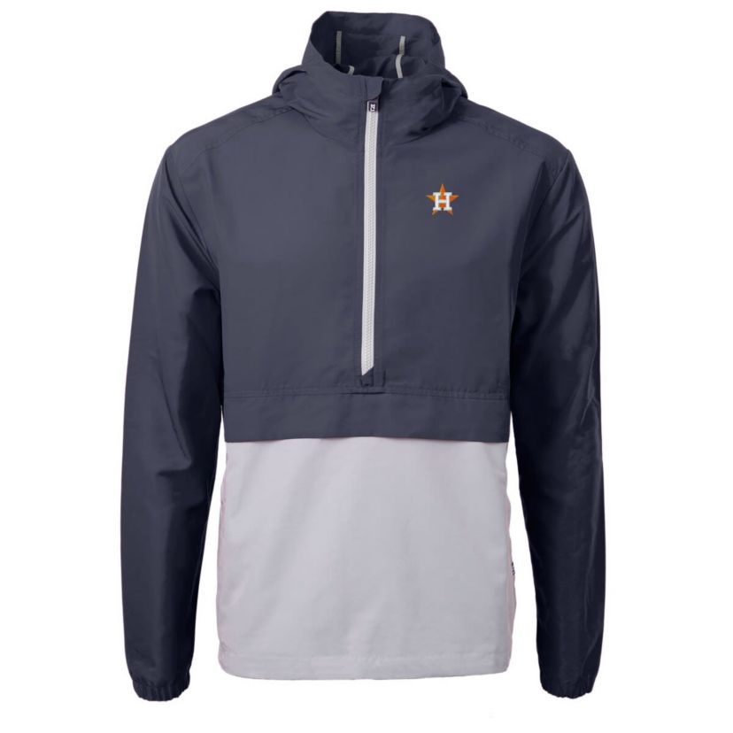 MLB Houston Astros Charter Eco Recycled Half-Zip Anorak Jacket