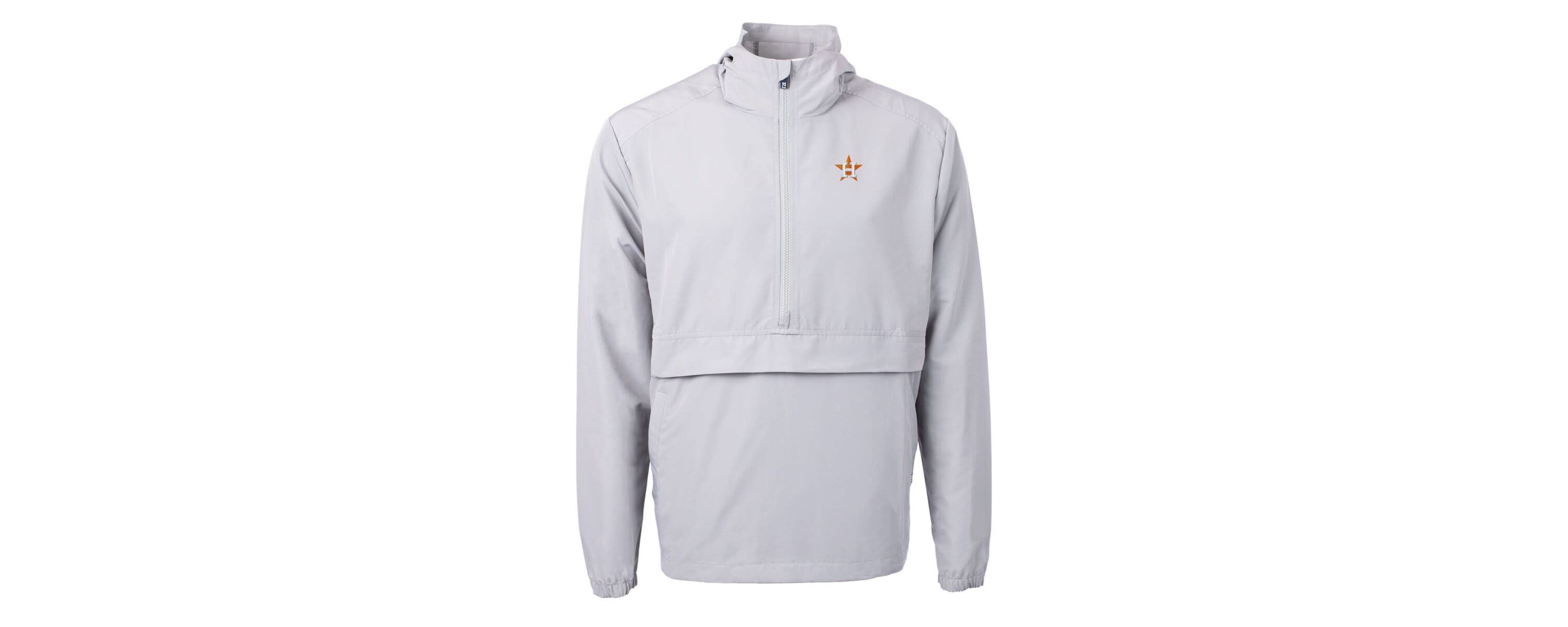 MLB Houston Astros Charter Eco Recycled Half-Zip Anorak Jacket