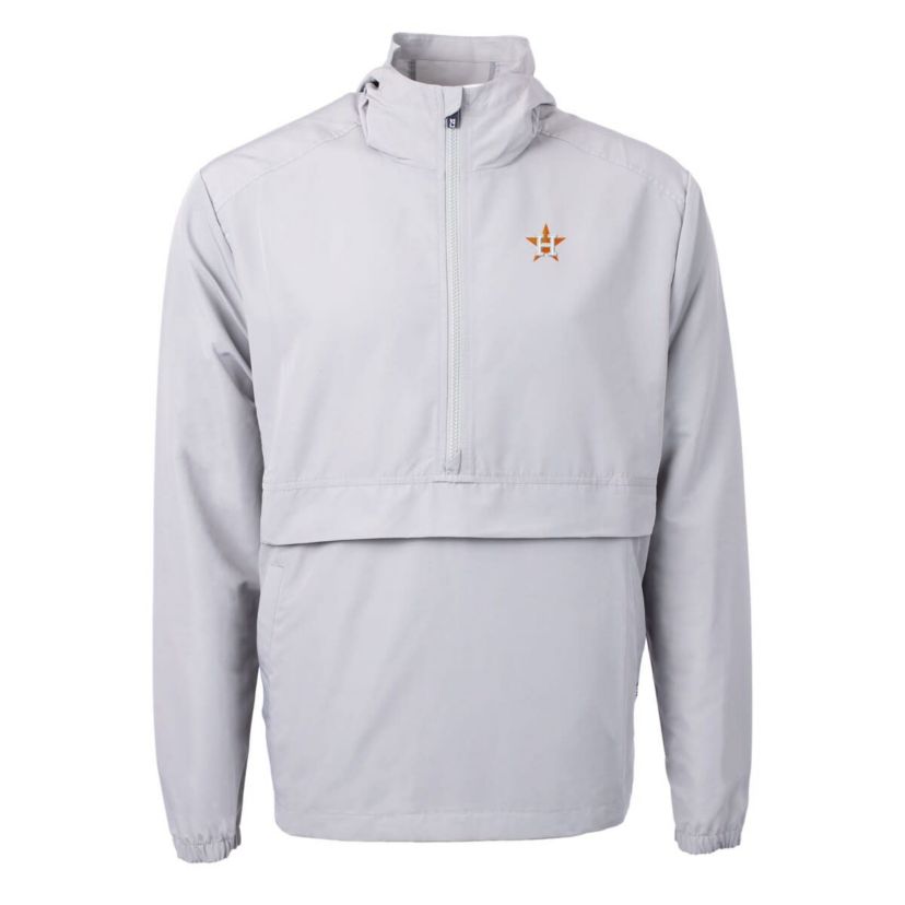 MLB Houston Astros Charter Eco Recycled Half-Zip Anorak Jacket