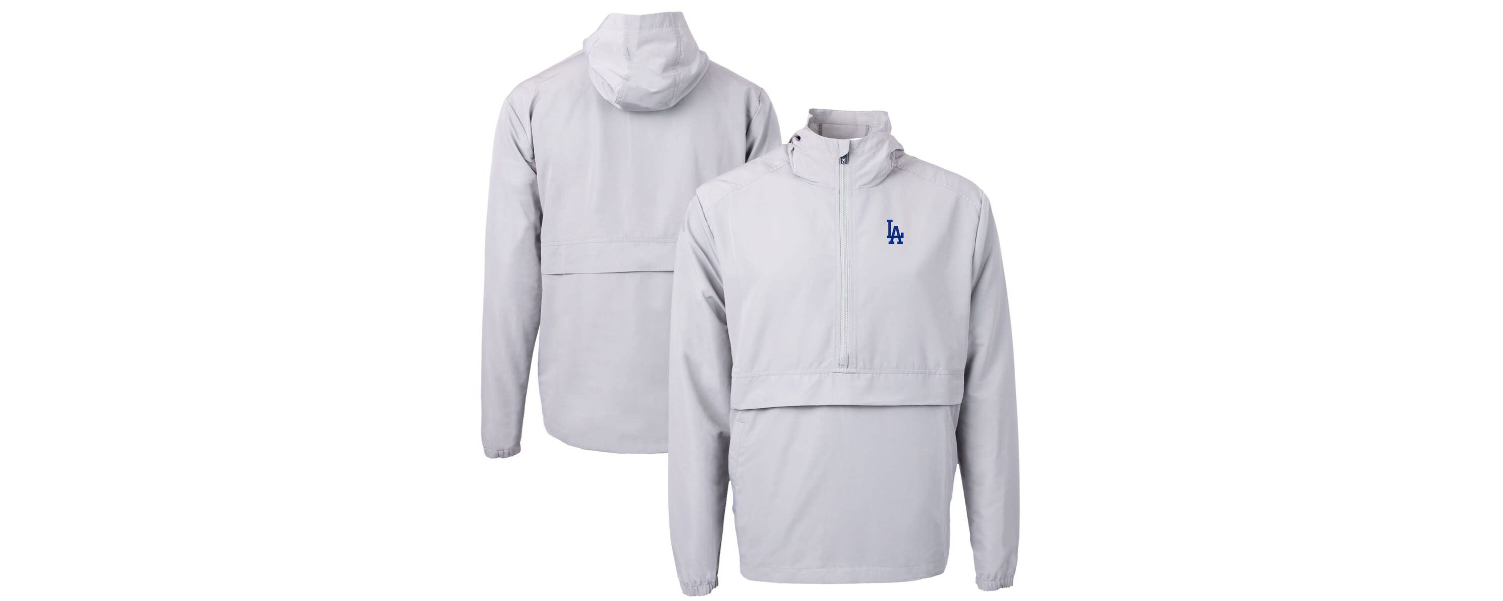 MLB Los Angeles Dodgers Charter Eco Recycled Half-Zip Anorak Jacket