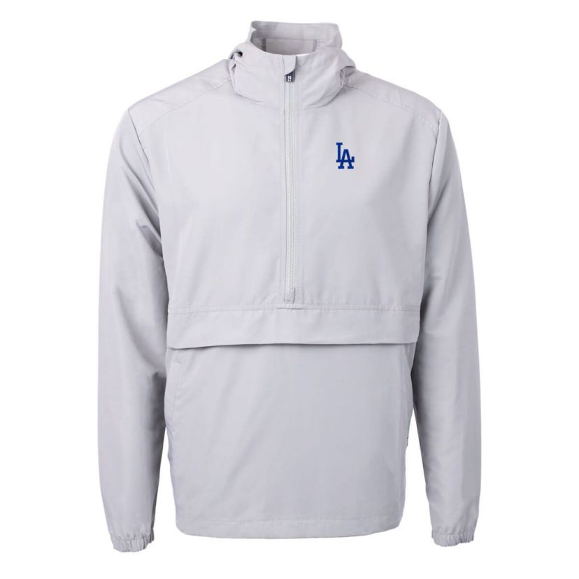 MLB Los Angeles Dodgers Charter Eco Recycled Half-Zip Anorak Jacket