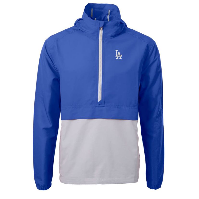 MLB Los Angeles Dodgers Charter Eco Recycled Half-Zip Anorak Jacket