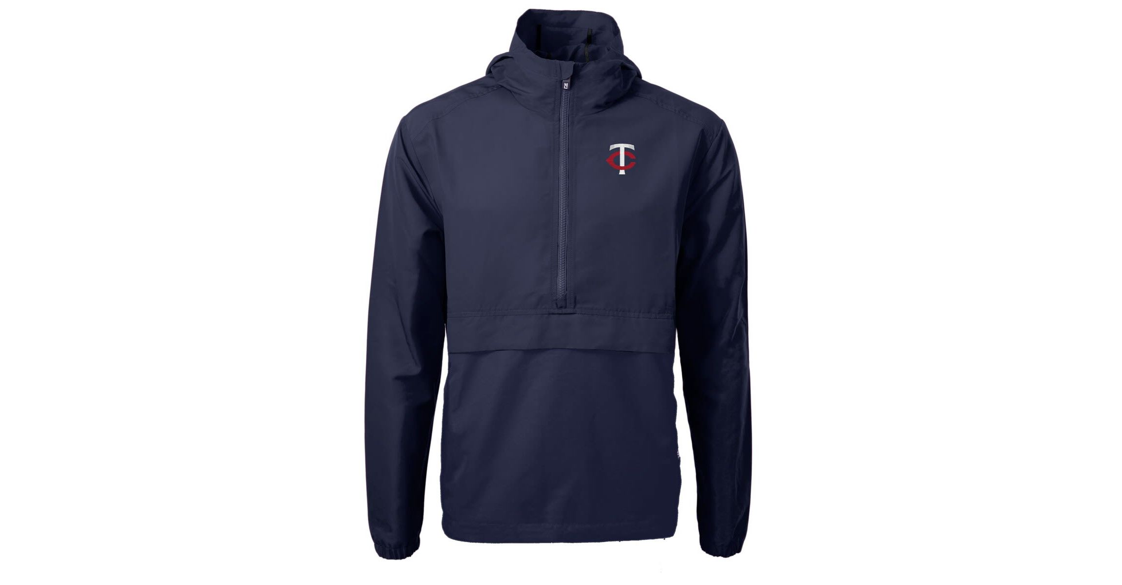 MLB Minnesota Twins Charter Eco Recycled Half-Zip Anorak Jacket