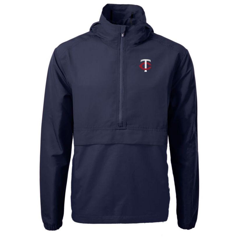 MLB Minnesota Twins Charter Eco Recycled Half-Zip Anorak Jacket