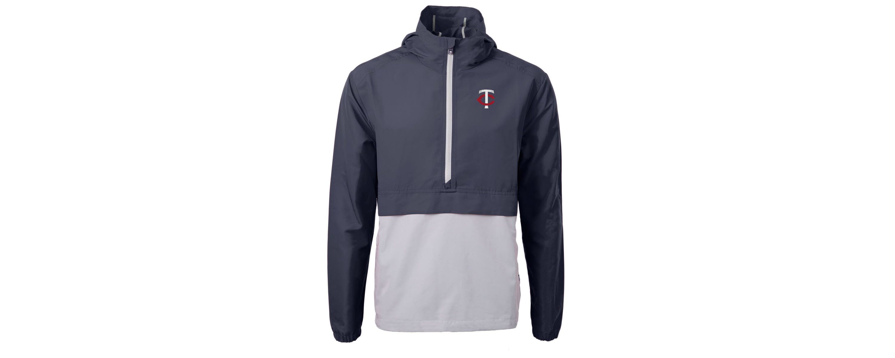 MLB Minnesota Twins Charter Eco Recycled Half-Zip Anorak Jacket