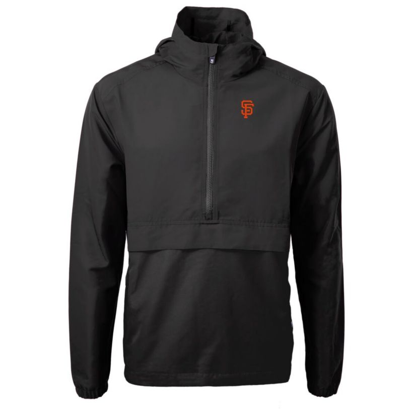 MLB San Francisco Giants Charter Eco Recycled Half-Zip Anorak Jacket
