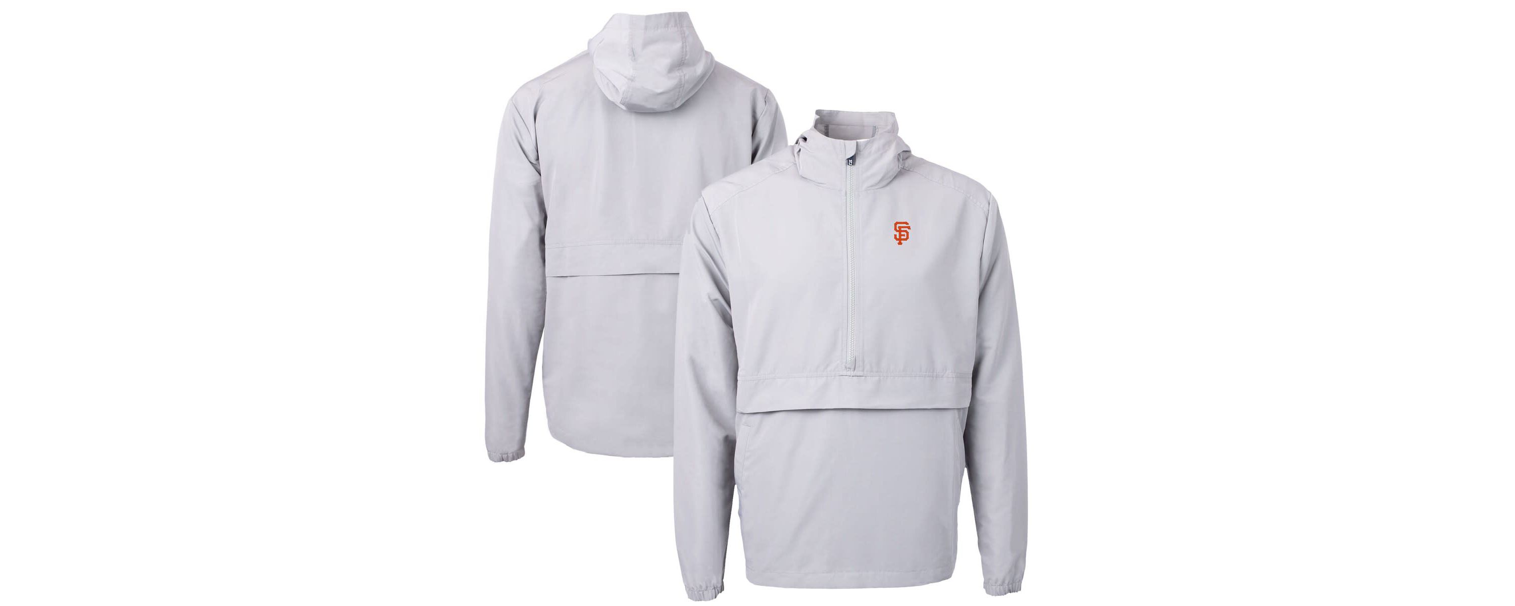 MLB San Francisco Giants Charter Eco Recycled Half-Zip Anorak Jacket
