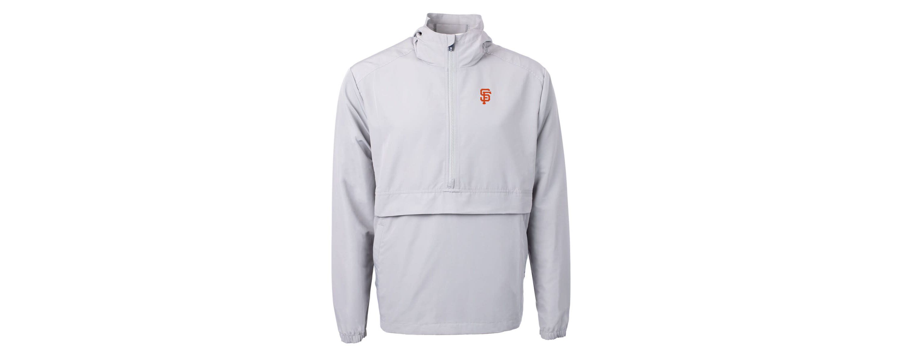 MLB San Francisco Giants Charter Eco Recycled Half-Zip Anorak Jacket