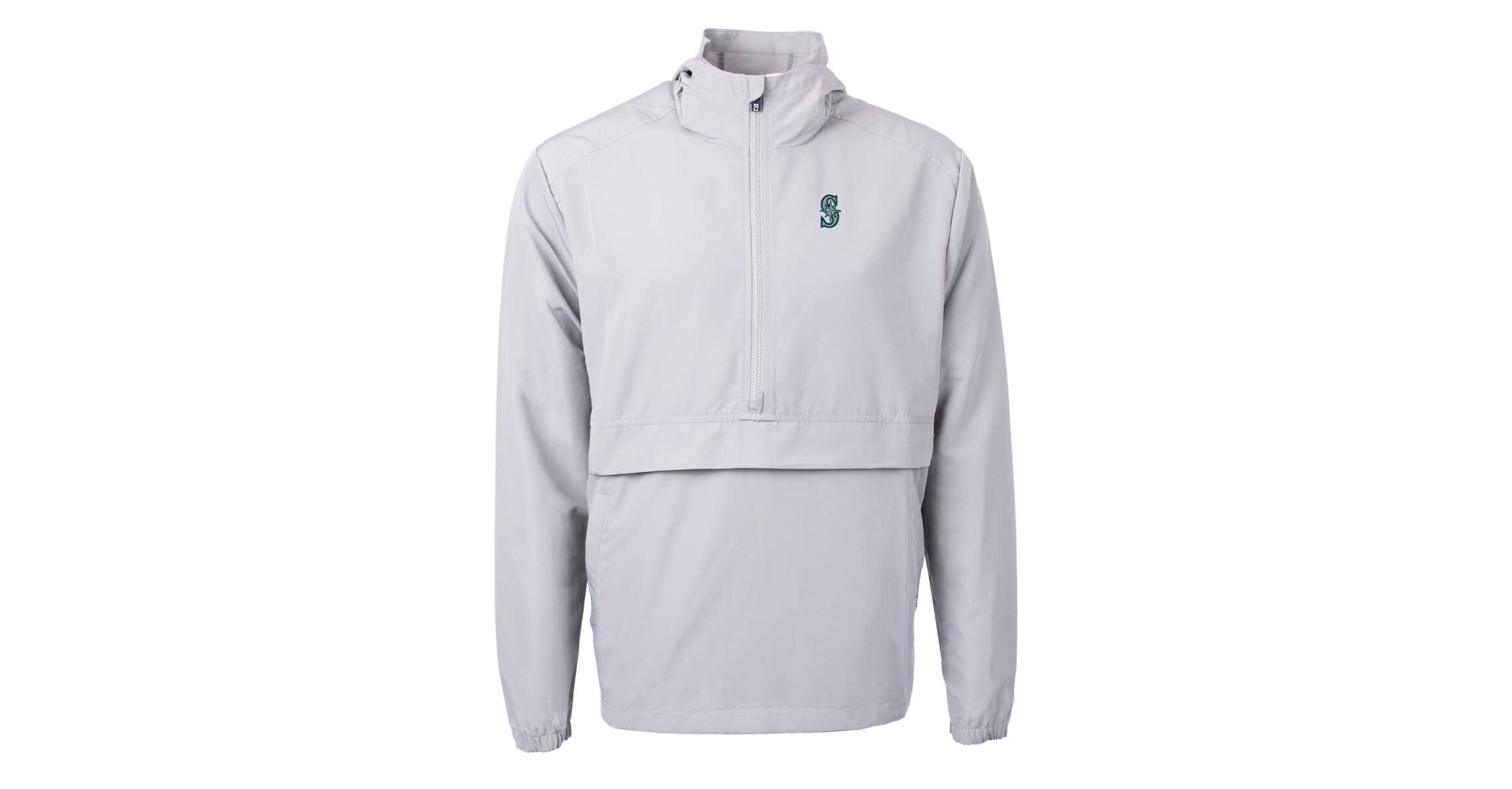 MLB Seattle Mariners Charter Eco Recycled Half-Zip Anorak Jacket