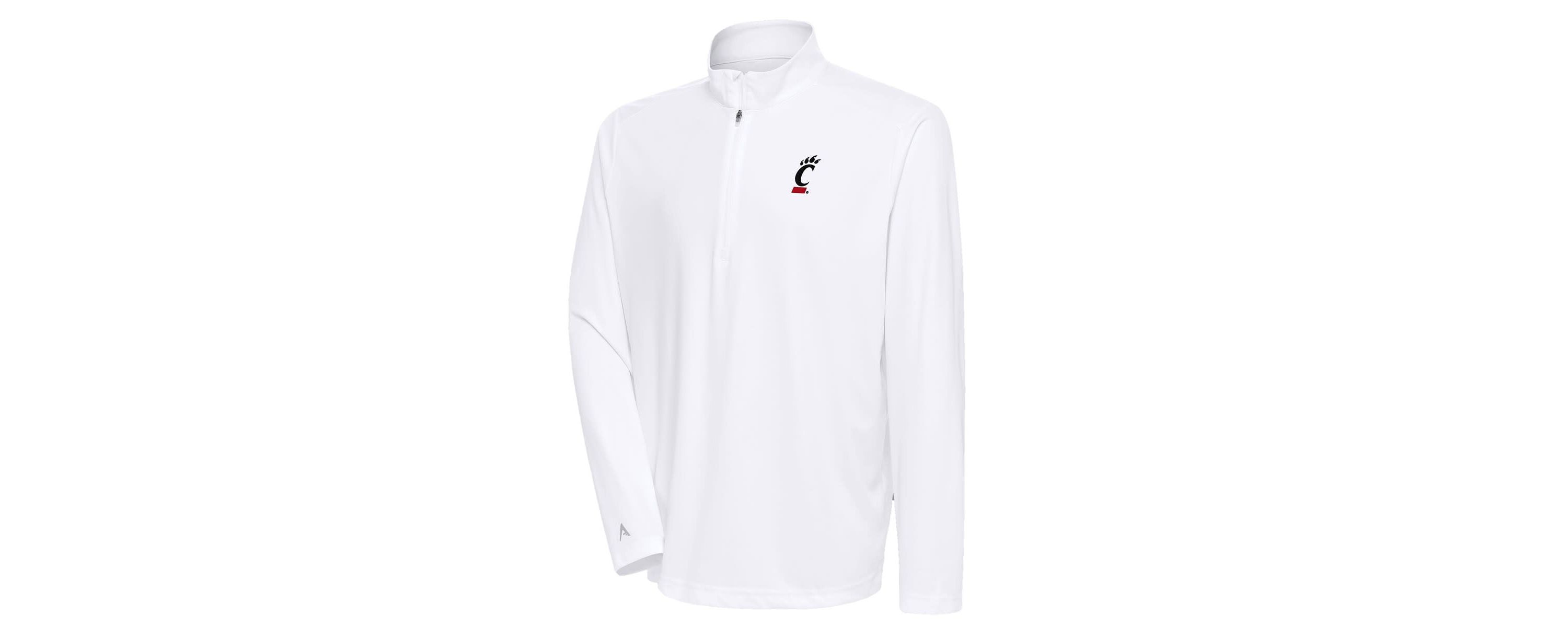 NCAA Cincinnati Bearcats Tribute Quarter-Zip Pullover Top