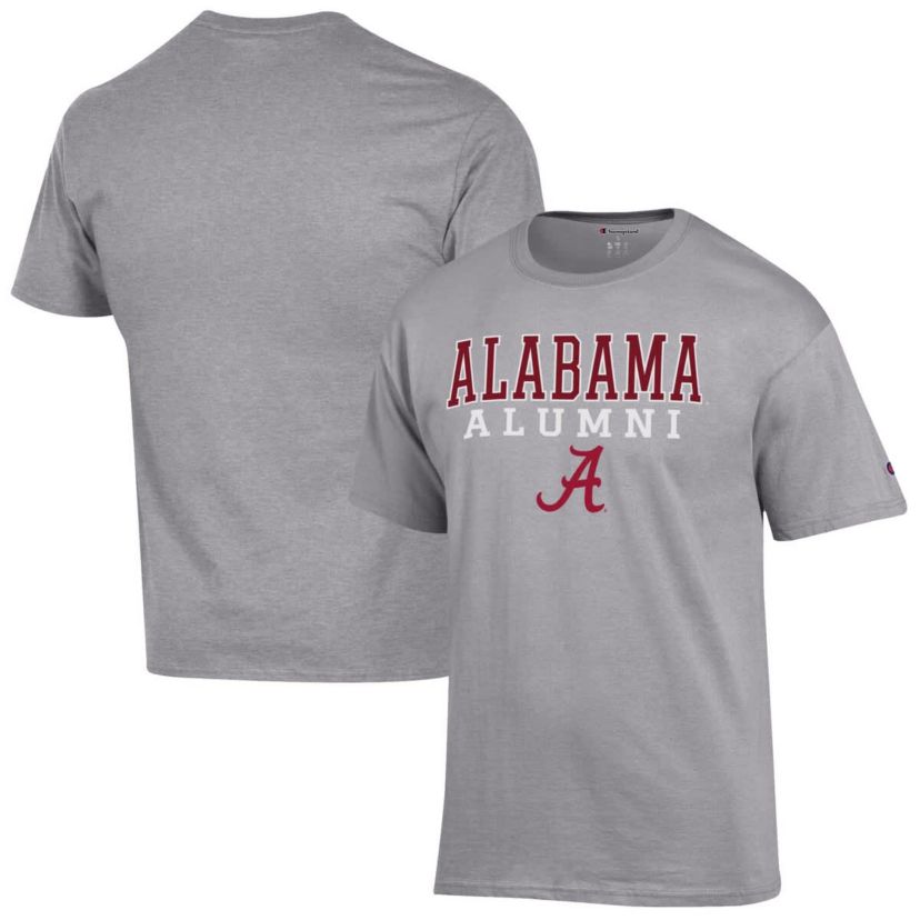 Alabama Crimson Tide NCAA Alabama Tide Alumni Logo Stack T-Shirt