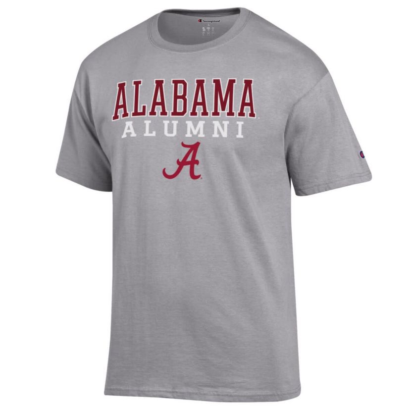Alabama Crimson Tide NCAA Alabama Tide Alumni Logo Stack T-Shirt