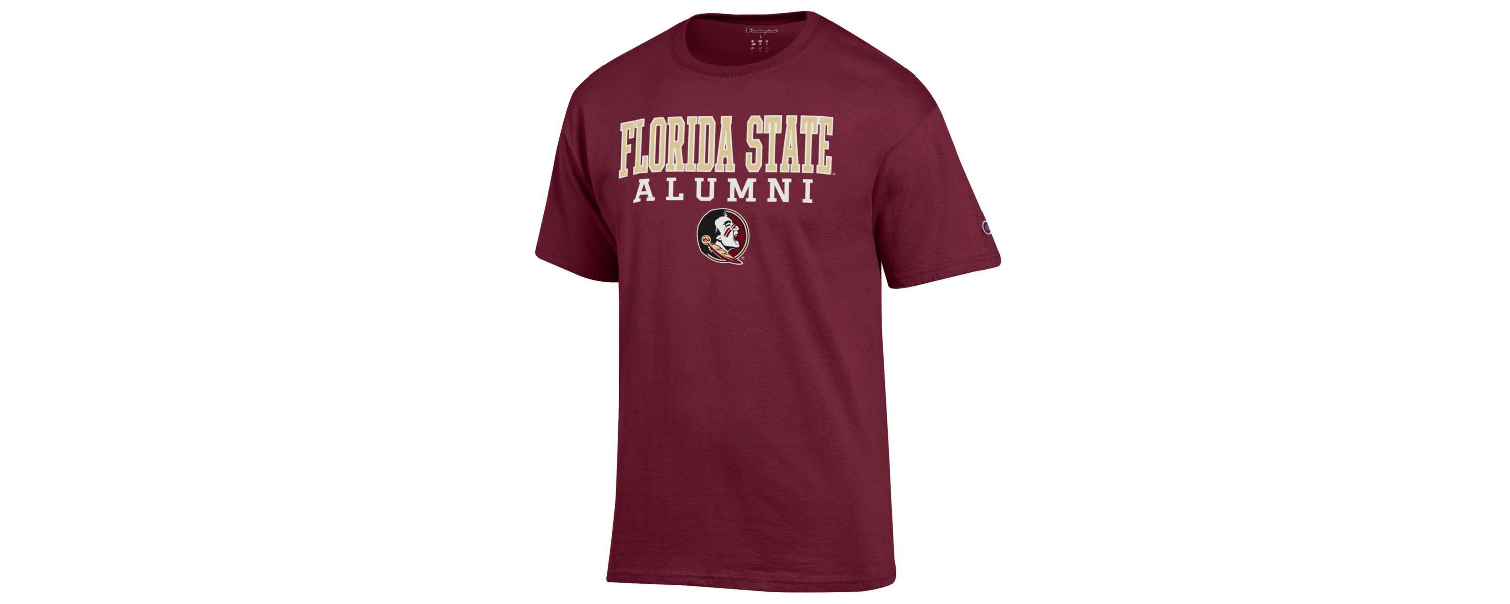 NCAA Florida State Seminoles Alumni Logo Stack T-Shirt