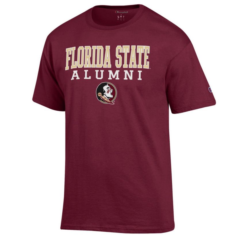 NCAA Florida State Seminoles Alumni Logo Stack T-Shirt