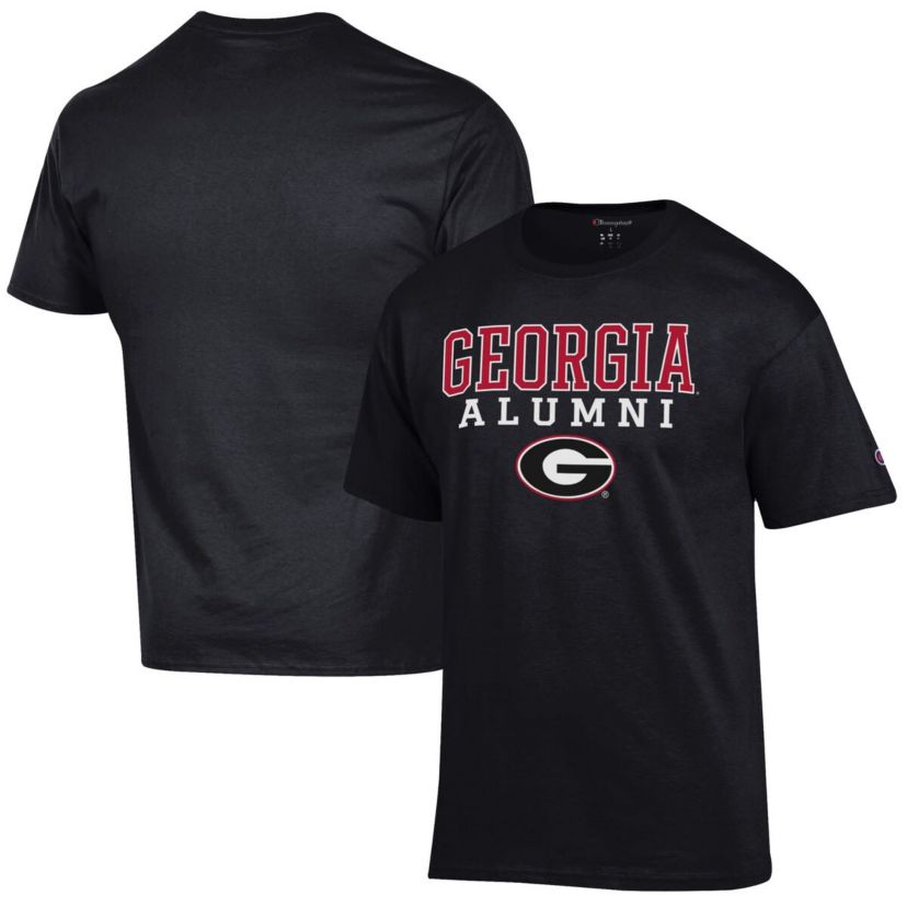 NCAA Georgia Bulldogs Alumni Logo Stack T-Shirt