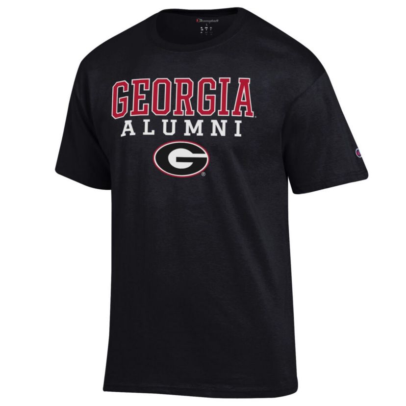 NCAA Georgia Bulldogs Alumni Logo Stack T-Shirt