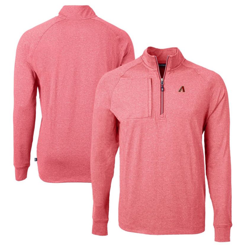 MLB Arizona Diamondbacks Big & Tall Adapt Eco Knit Stretch Recycled Quarter-Zip Pullover Top
