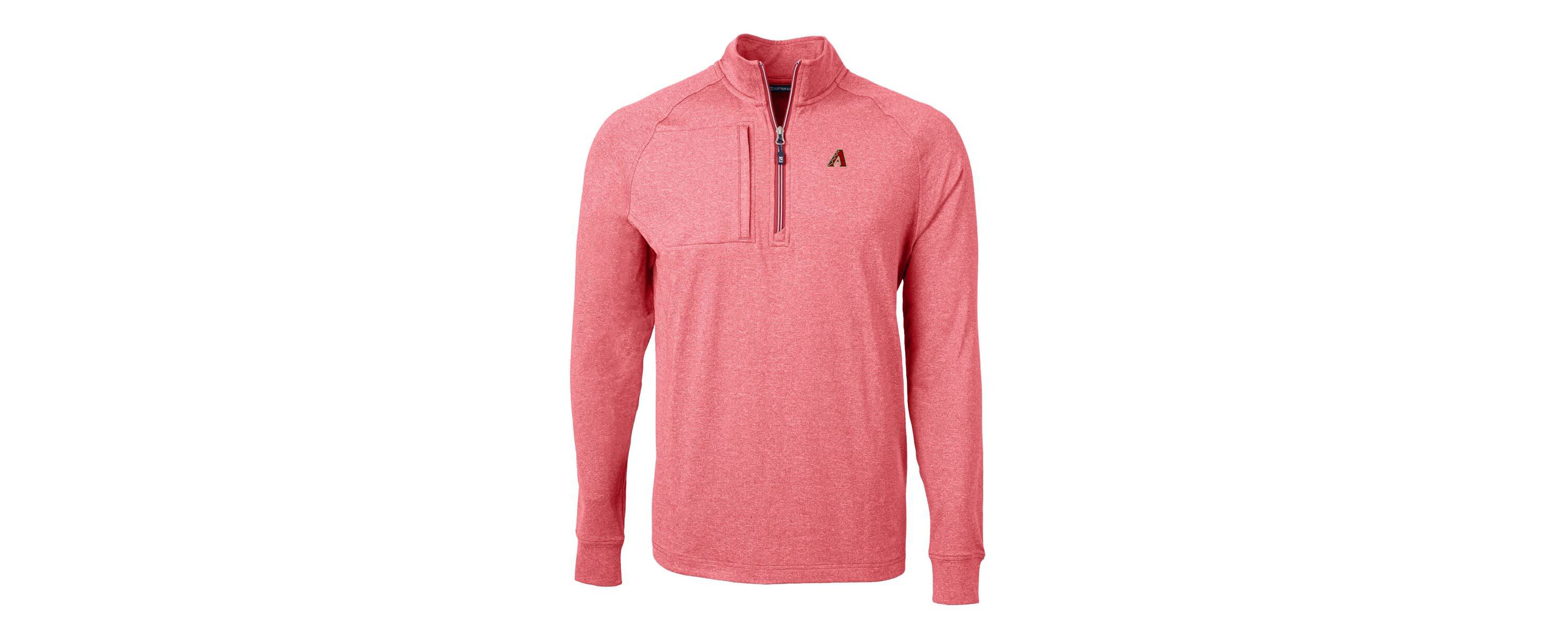 MLB Arizona Diamondbacks Big & Tall Adapt Eco Knit Stretch Recycled Quarter-Zip Pullover Top